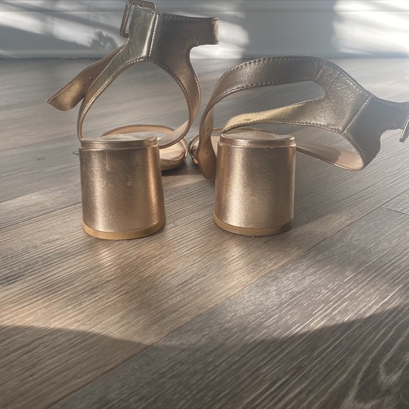 Vince Camuto Gold Heel Sandals - Picture 3 of 3